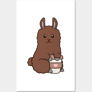 Llama Coffee Posters and Art